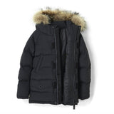 Finger In The Nose Black Fur Lined Down Parka: 10-11 Years (Brand New)