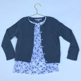 Bonpoint Blue And White Floral Gauzy Blouse: 2 Years & 4 Years